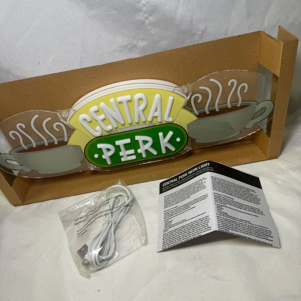 Friends Central Perk LED Neon Light Wall Mountable USB Powered Paladone New